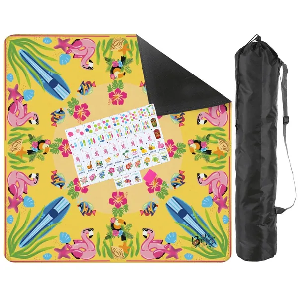 Yellow ‘zon mat-Mahjong Mat 31.5"x31.5" (Ship Folded)