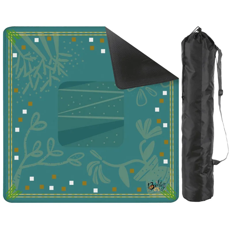 Seasons Hushed Mahjong Mat 31.5"x31.5" (Ship Rolled up)