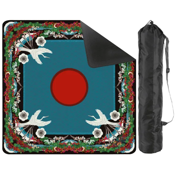 Cranes-Mahjong Mat 31.5"x31.5" (Ship Rolled up)