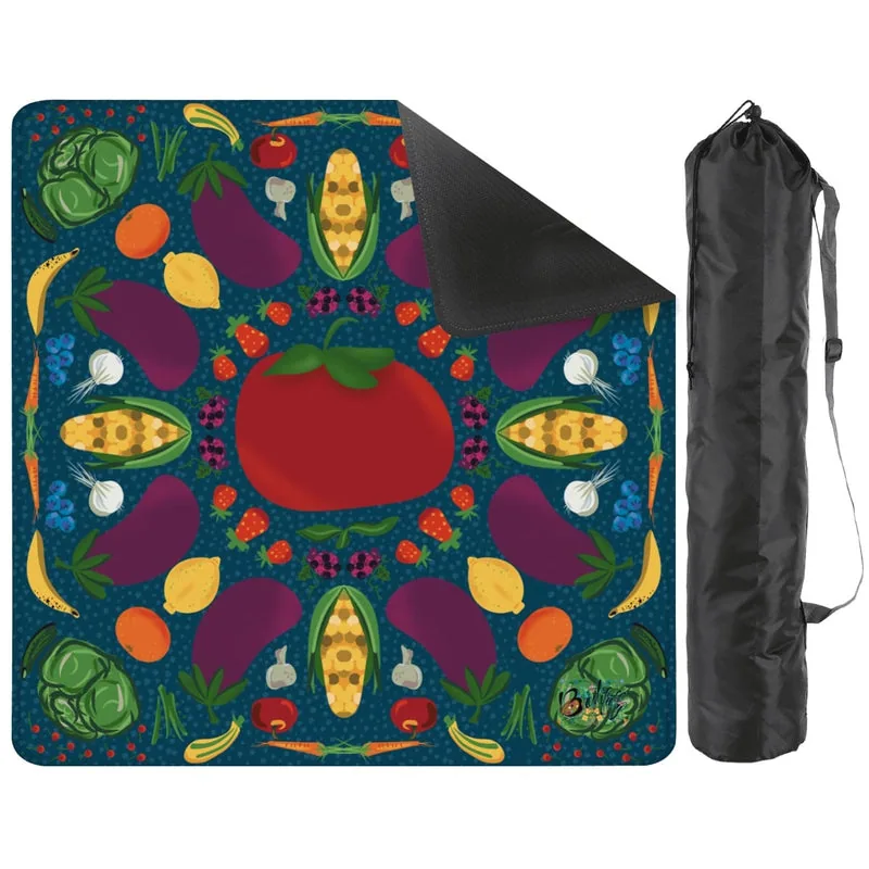 Farmers Market Mahjong Mat 31.5"x31.5" (Ship Rolled up)