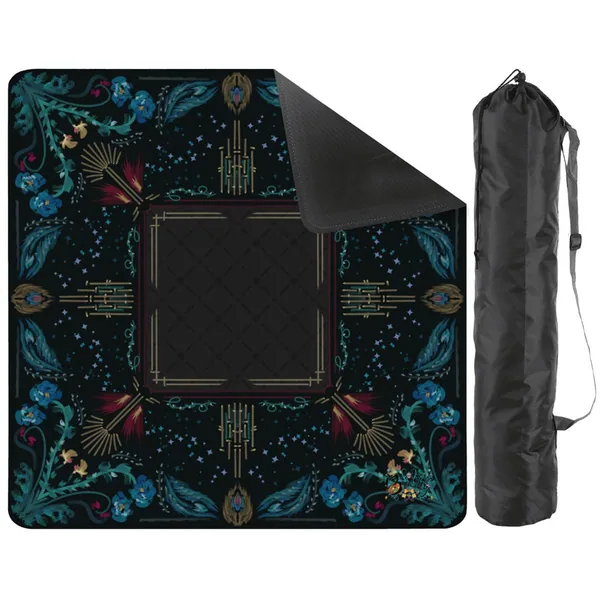 Roaring 20’s art deco mat- Mahjong Mat 31.5"x31.5" (Ship Rolled up)