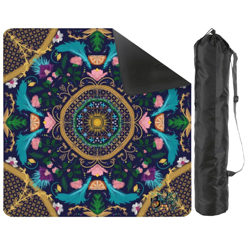2026 Summer design in Navy-Mahjong Mat 31.5"x31.5" (Ship Rolled up)