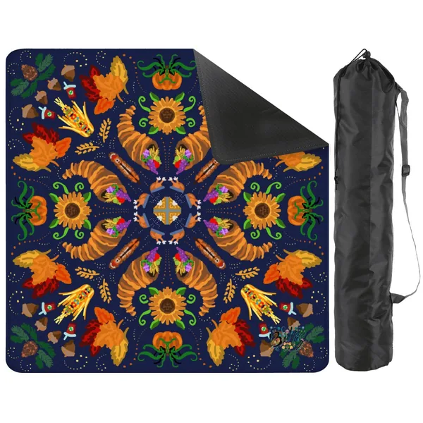 Mahjong Mat 33"x33" Thanksgiving