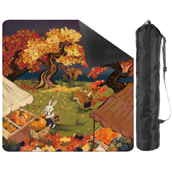 Apple pickin’ - Mahjong Mat soft/smooth 33"x33" - Special price Autumn Season Mat