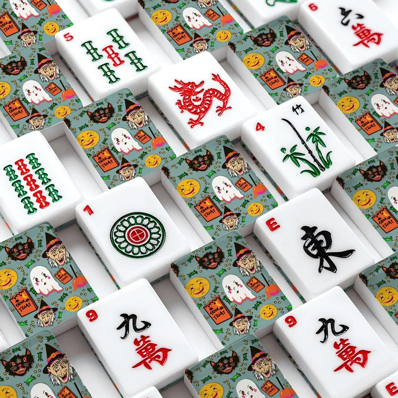 Vintage Halloween American Mahjong Tiles