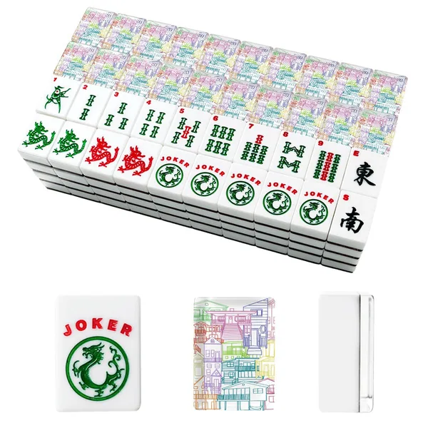 Beach Architecture American Mahjong Tiles
