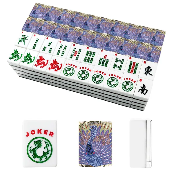 Peacocking American Mahjong Tiles