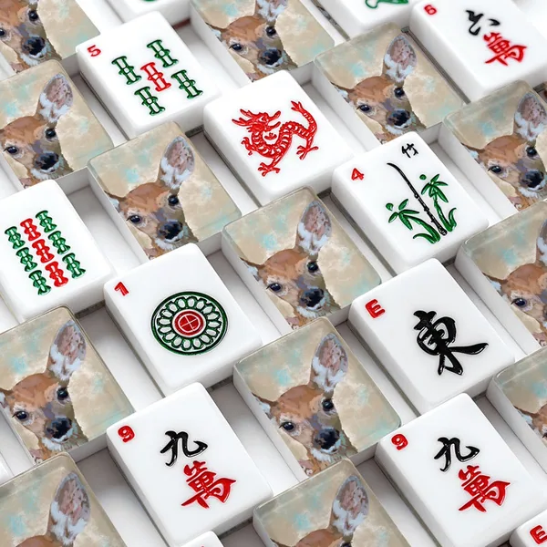 Oh Deer American Mahjong Tiles
