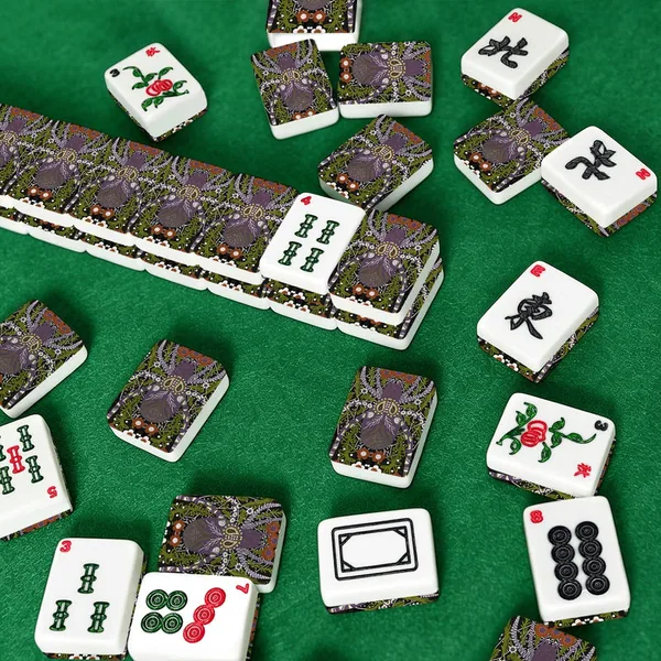 Folk spider American Mahjong Tiles