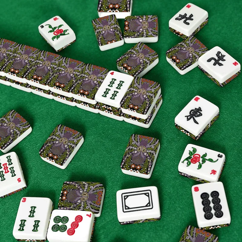 Folk spider American Mahjong Tiles