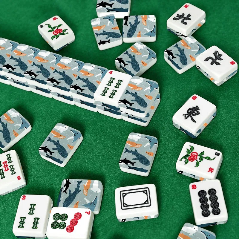 Ocean animals American Mahjong Tiles