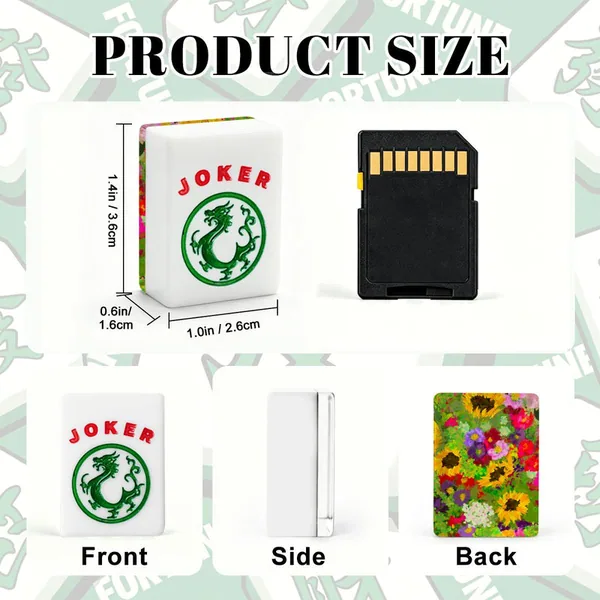 Signature Sunflower series American Mahjong Tiles