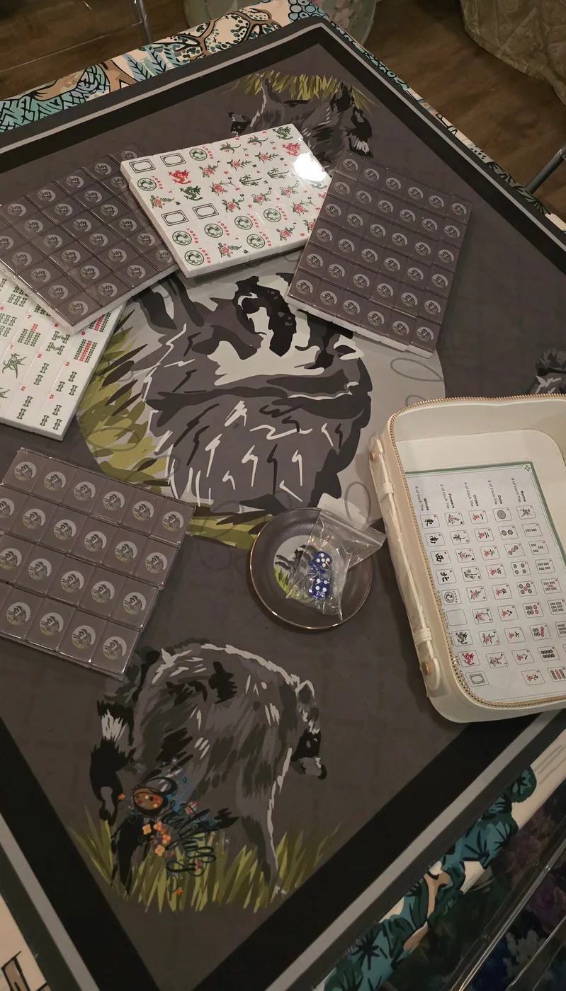 Jimothy mahjong set- includes donation to PAWS- local Seattle area pick up only