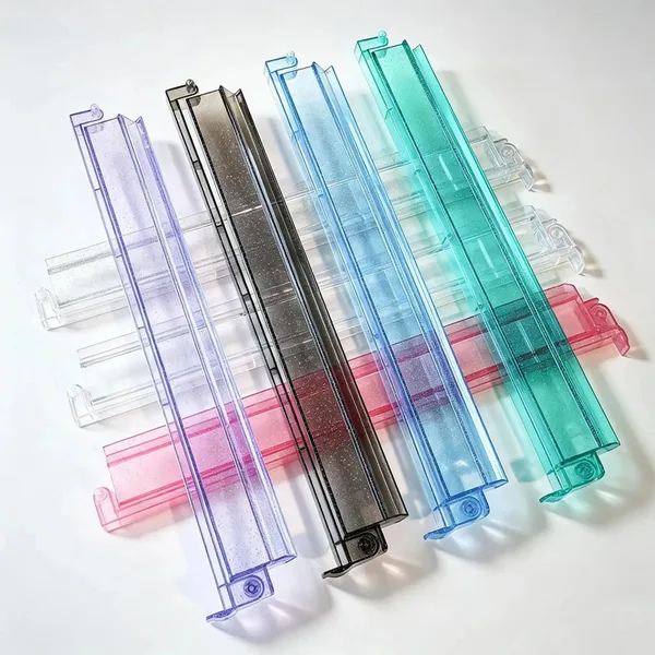 18" Clear Glitter Mahj Rack & Pusher (4-Pack)