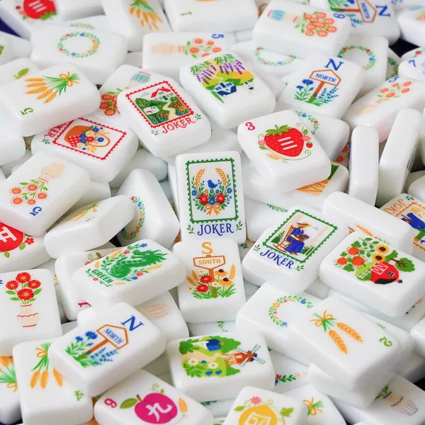 Country Farm Orchard Mahjong Set