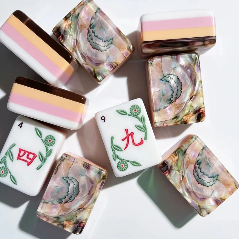 Ocean Beach Seashell Mahjong Set