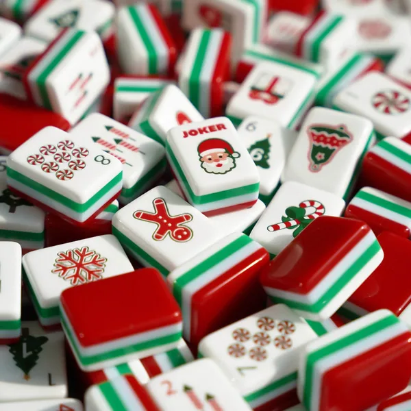 Christmas Cheer American Mahjong Set