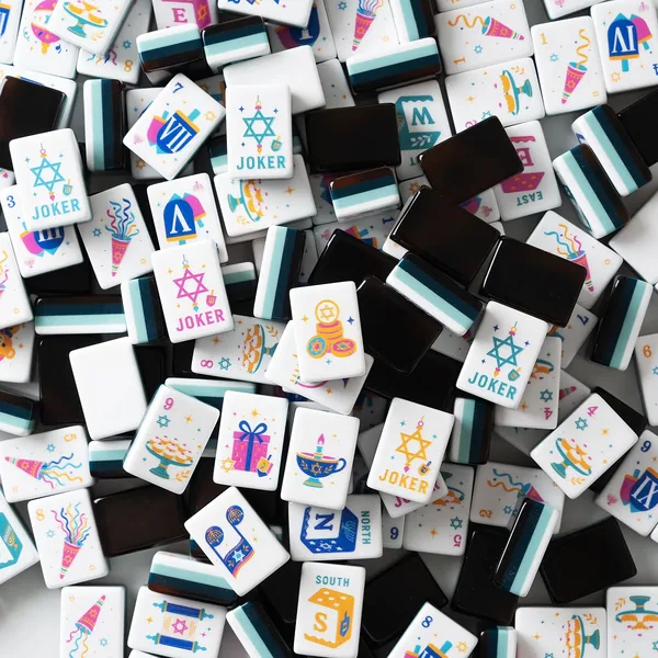 Festival Hanukkah Mahjong Set