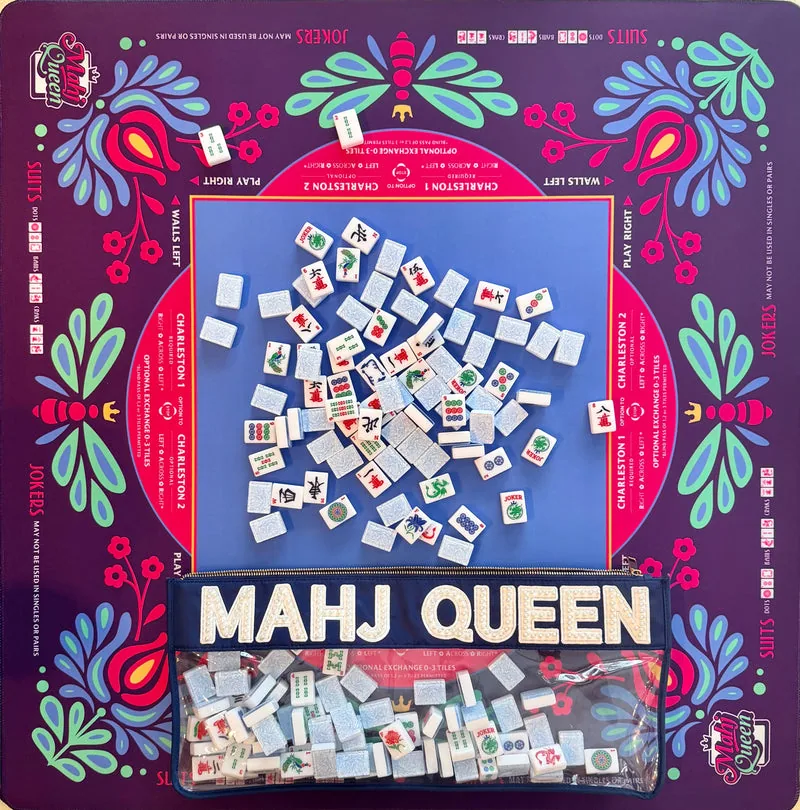 Queen Bee: Electric Berry Mahjong Mat