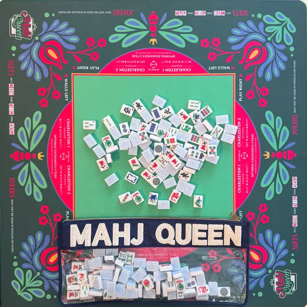 Queen Bee: Lime Crush Mahjong Mat