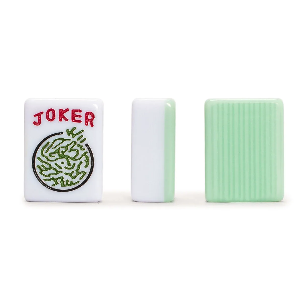 American Mahjong Tiles, "Jade Horizon" - 166 Medium-Size Melamine Pieces, Tiles-Only Set