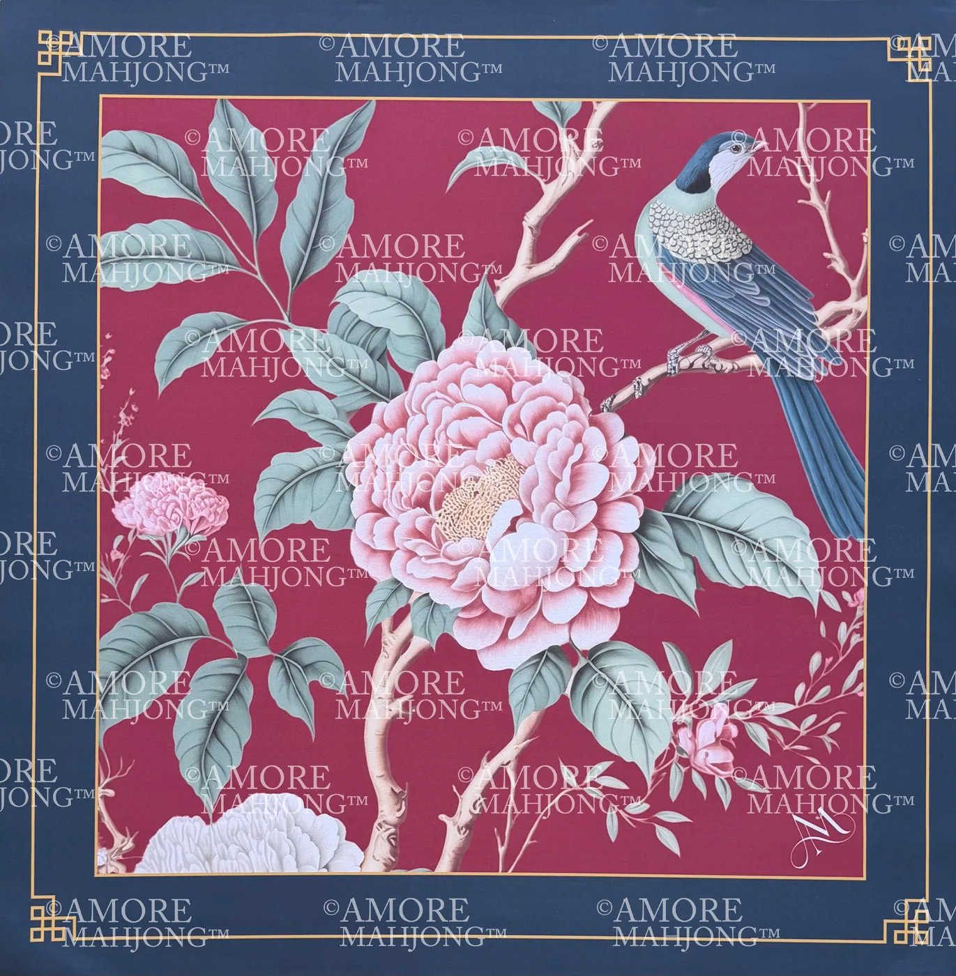 Bordeaux Garden Mahjong Mat