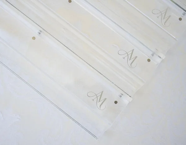 Clear Acrylic Mahjong Rack Set