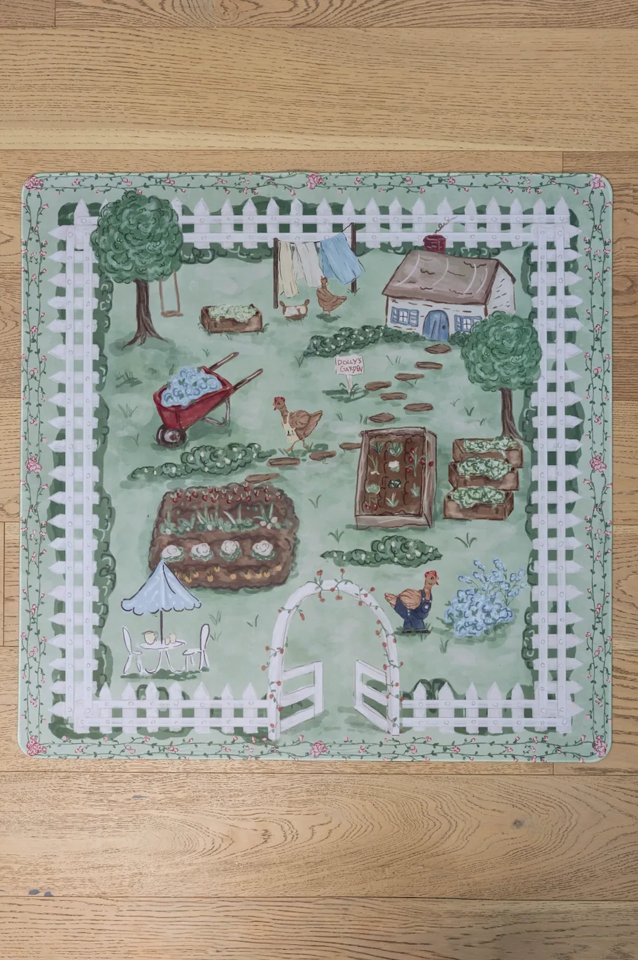 Dolly Garden Mahjong Mat