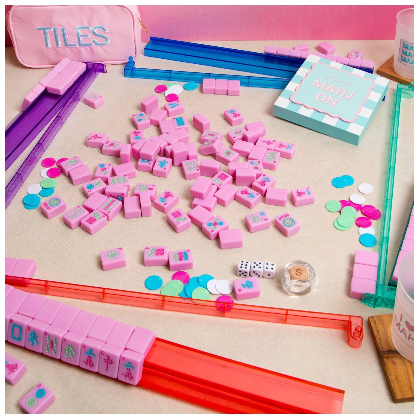 Mahjong Set (Pink)