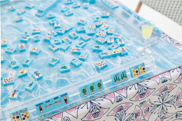 THE RIVIERA JET SET - MAHJONG TILES: PORTOFINO BLUE
