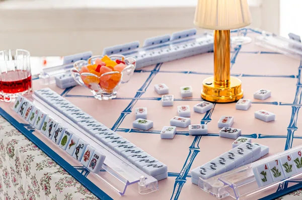 THE CHINOISERIE SET - MAHJONG TILES: BREEZY BLUE