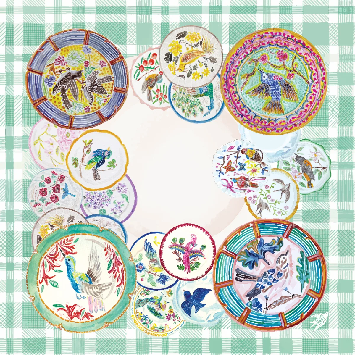 Pretty Plates | 33"x 33" SI Signature™ faux leather
