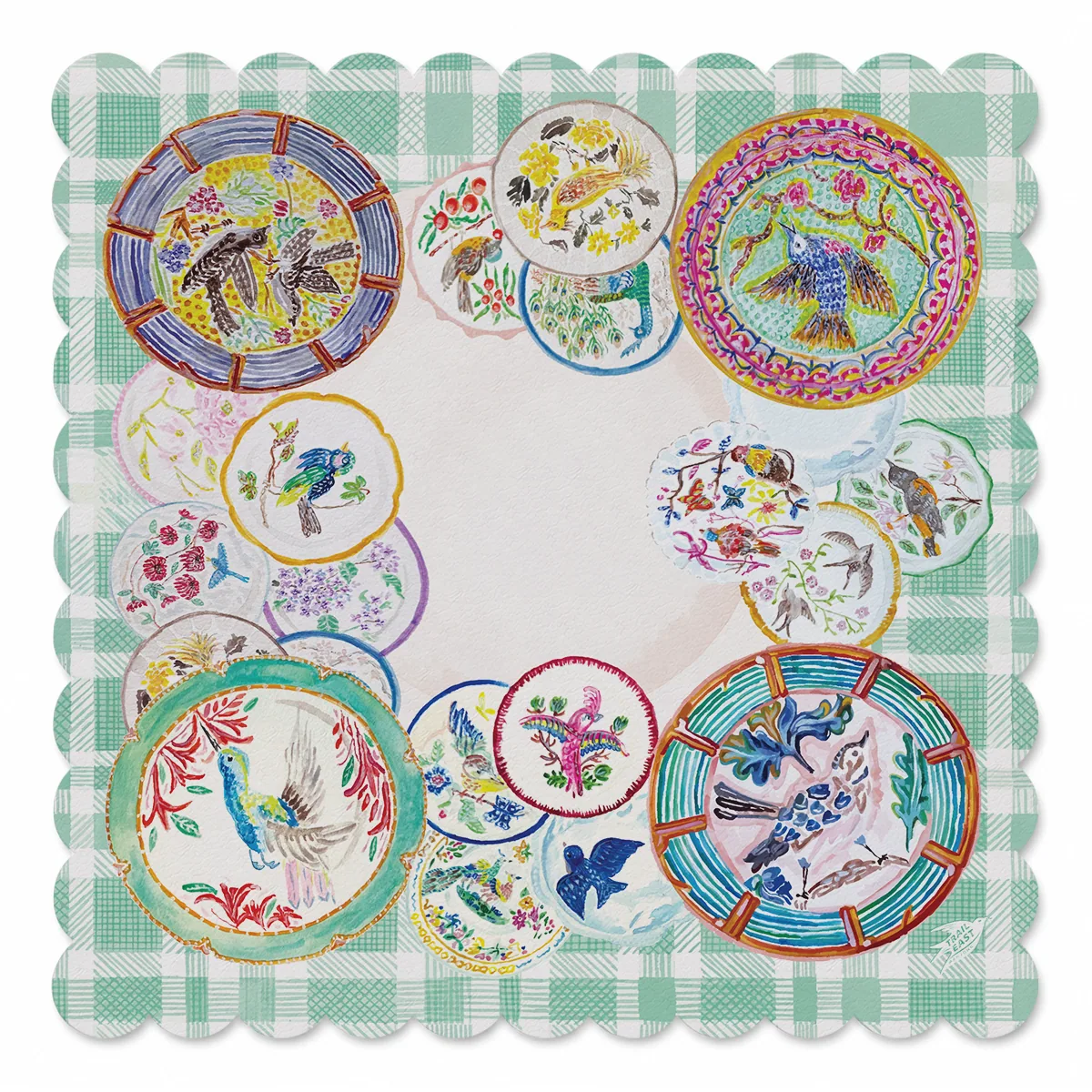 Pretty Plates | Scallop SI Signature™ faux leather
