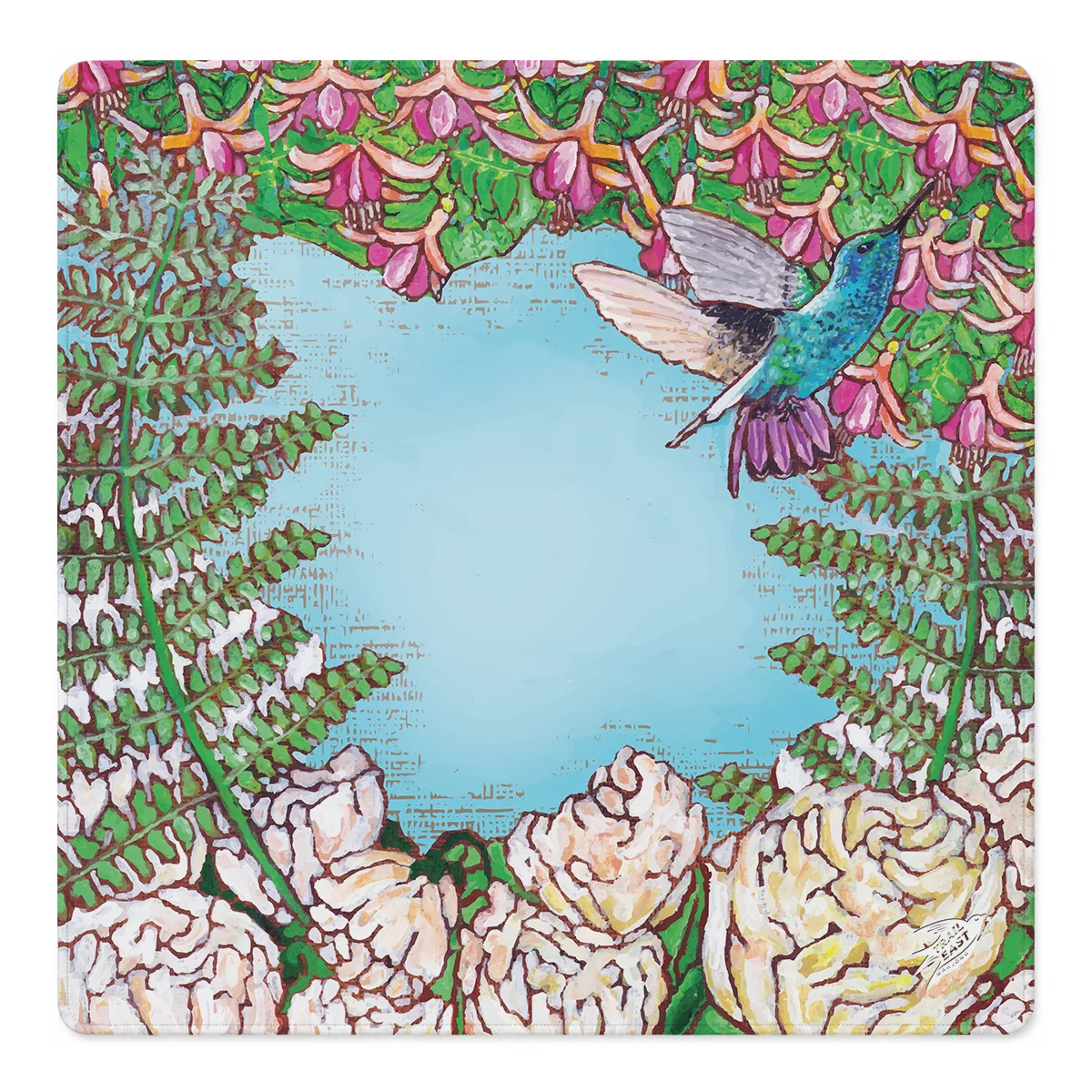 Hummingbird in Fuchsia