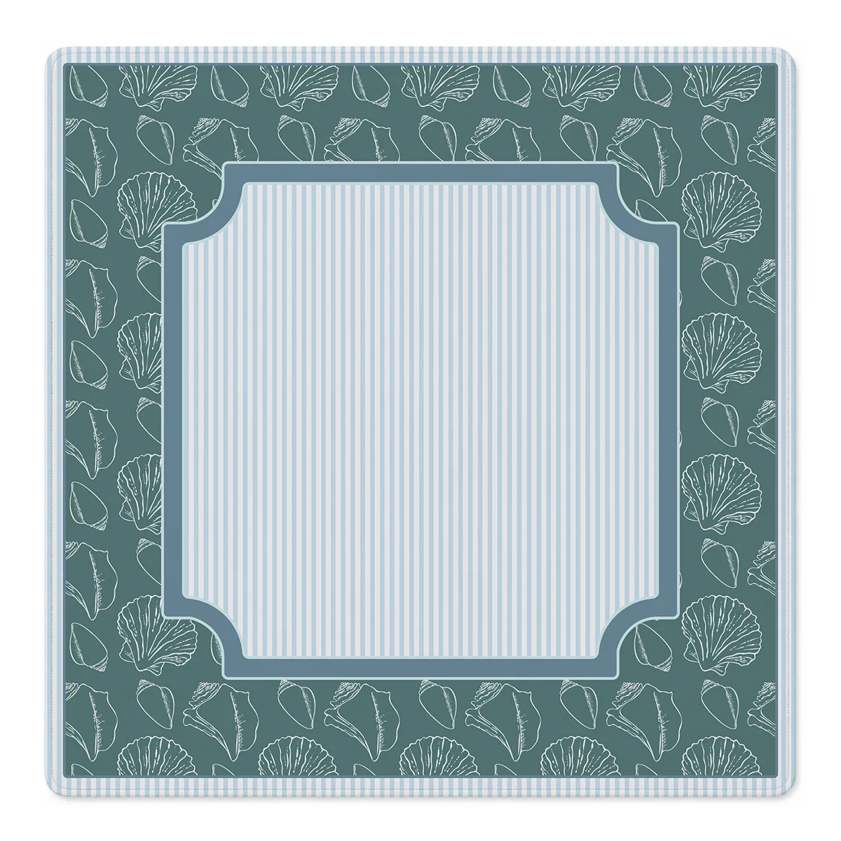 Shoreline Stripe - 33"x 33" SI Signature™ faux leather