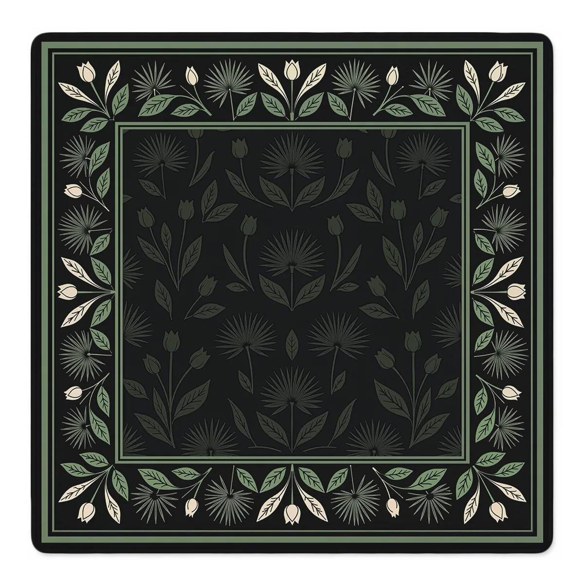 Midnight in the Garden 33"x 33" SI Signature™ faux leather