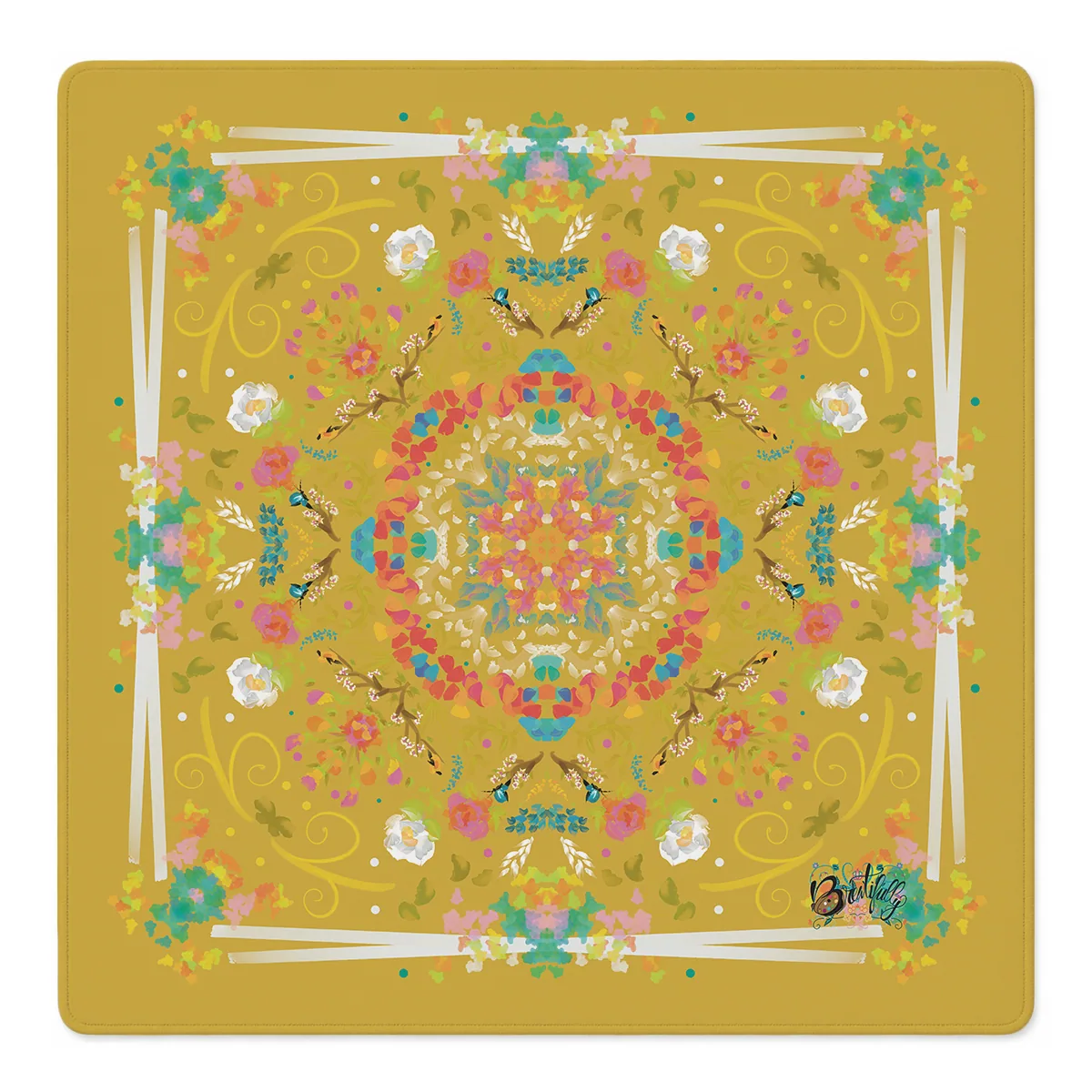 Golden Garden Tapestry