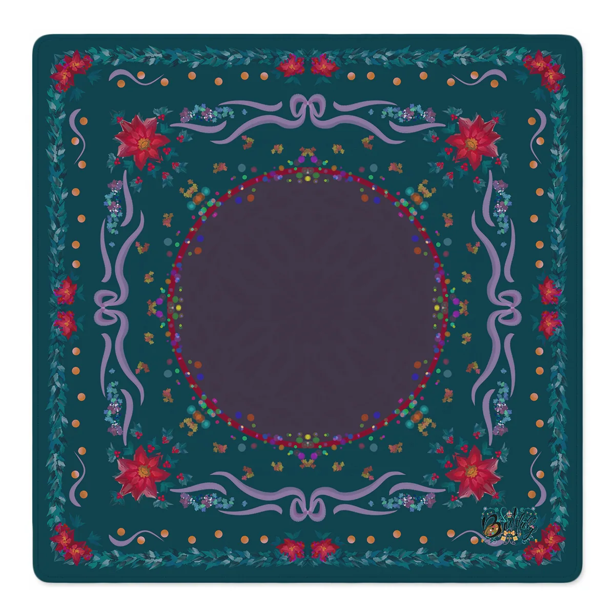 Ribbon and Poinsettia Soiree