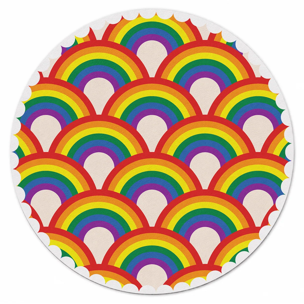 Rainbow Wave Retro