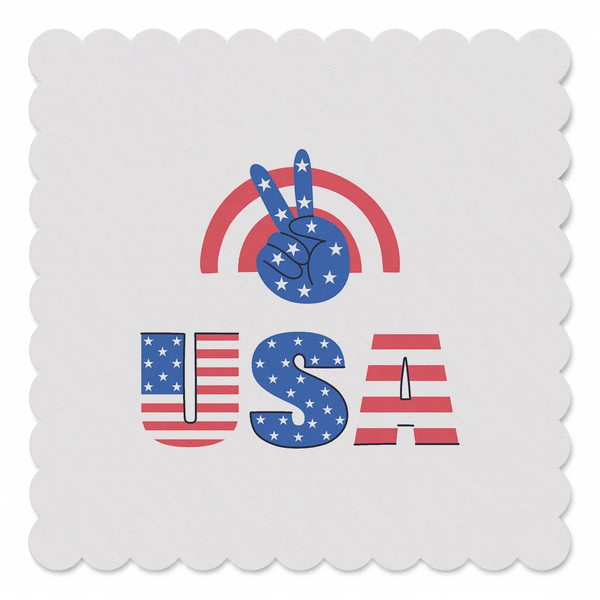 Stars and Stripes Peace
