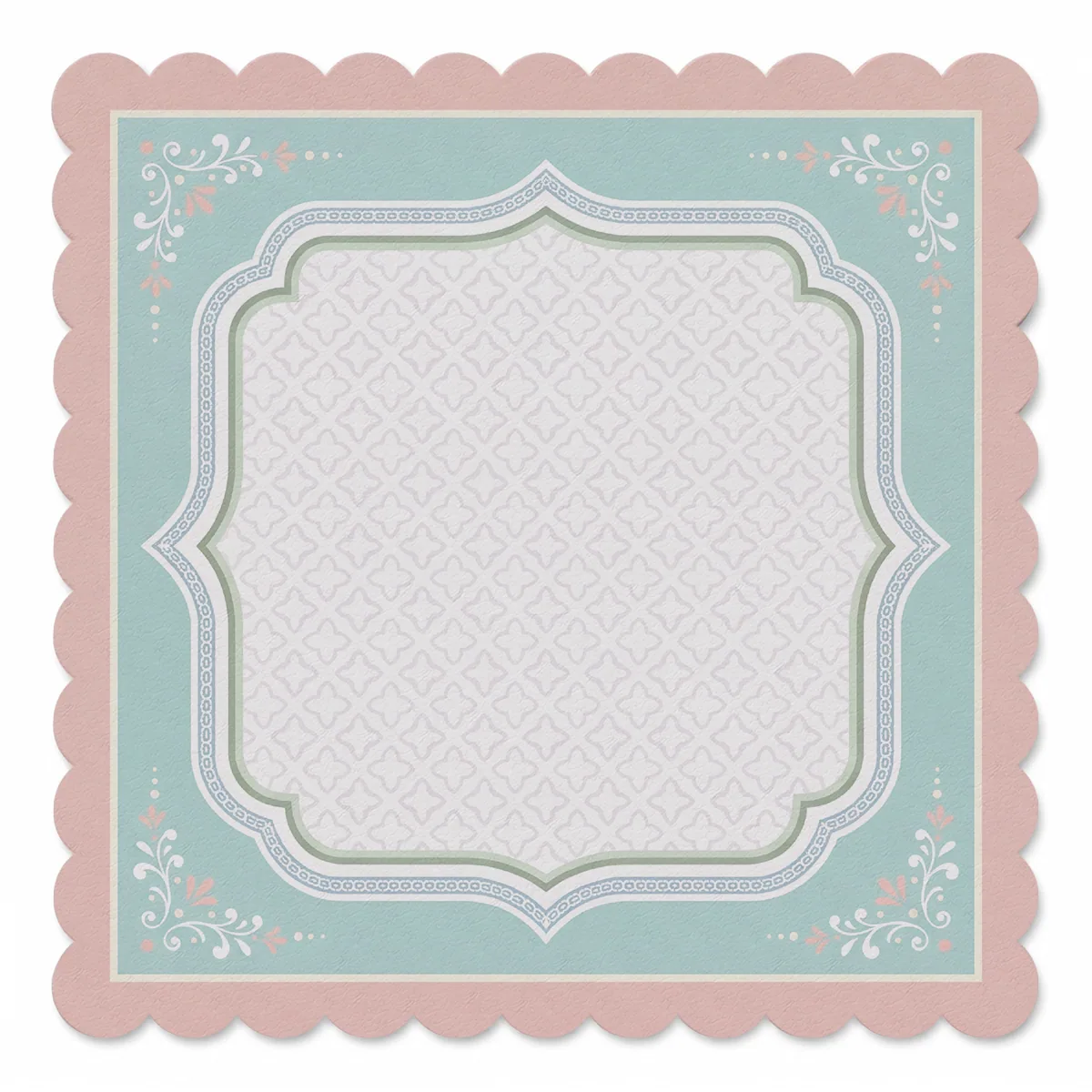 Vintage Blush Trellis Frame