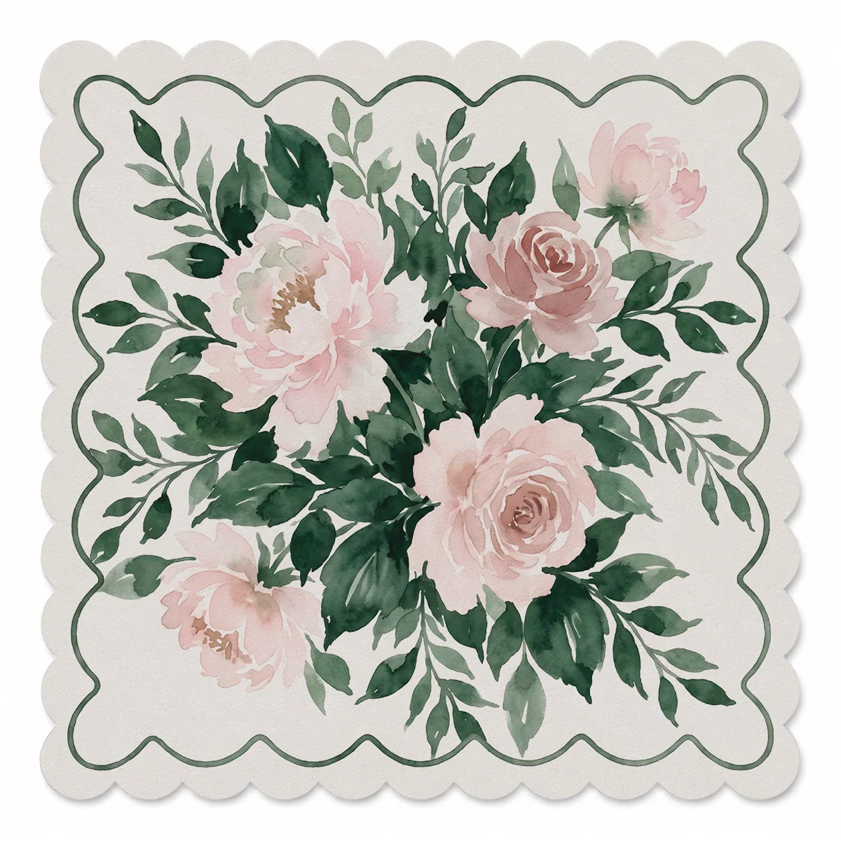 Peony Rose Scallop Garden