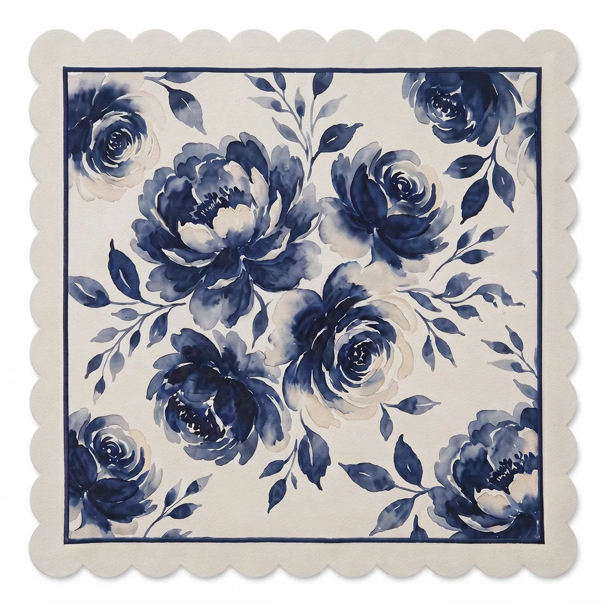Indigo Rose Chinoiserie