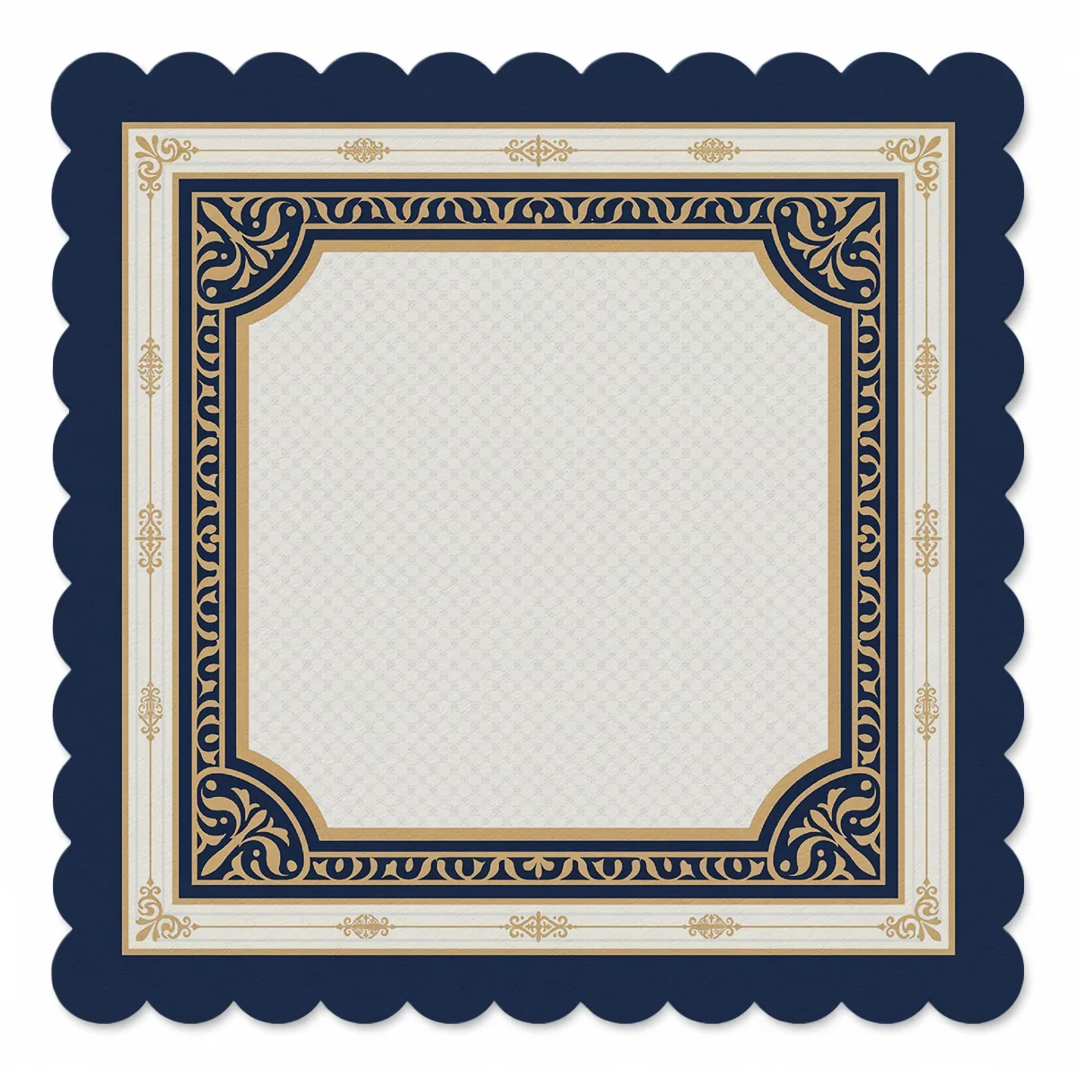 Gilded Navy Baroque Frame