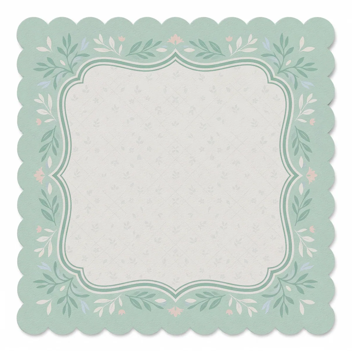 Mint Meadow Laurel Frame