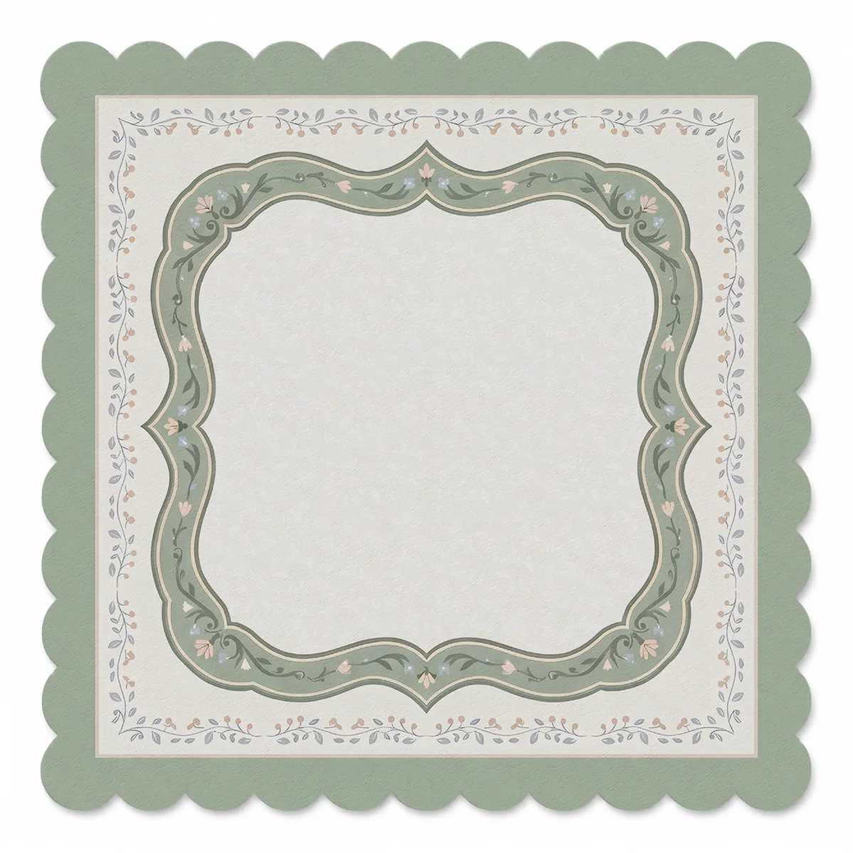 Heirloom Garden Cartouche