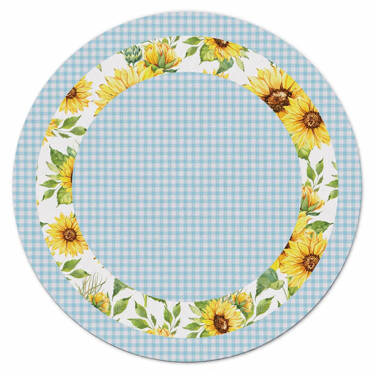 Sunflower Gingham Ring