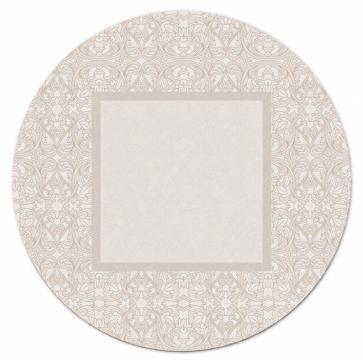 Ivory Damask Elegance