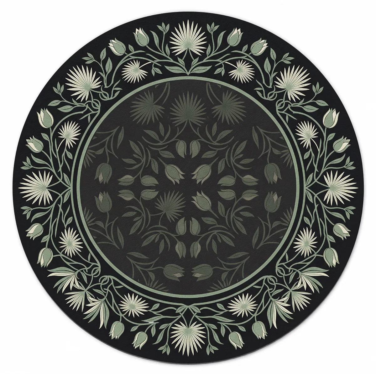 Midnight Thistle Medallion