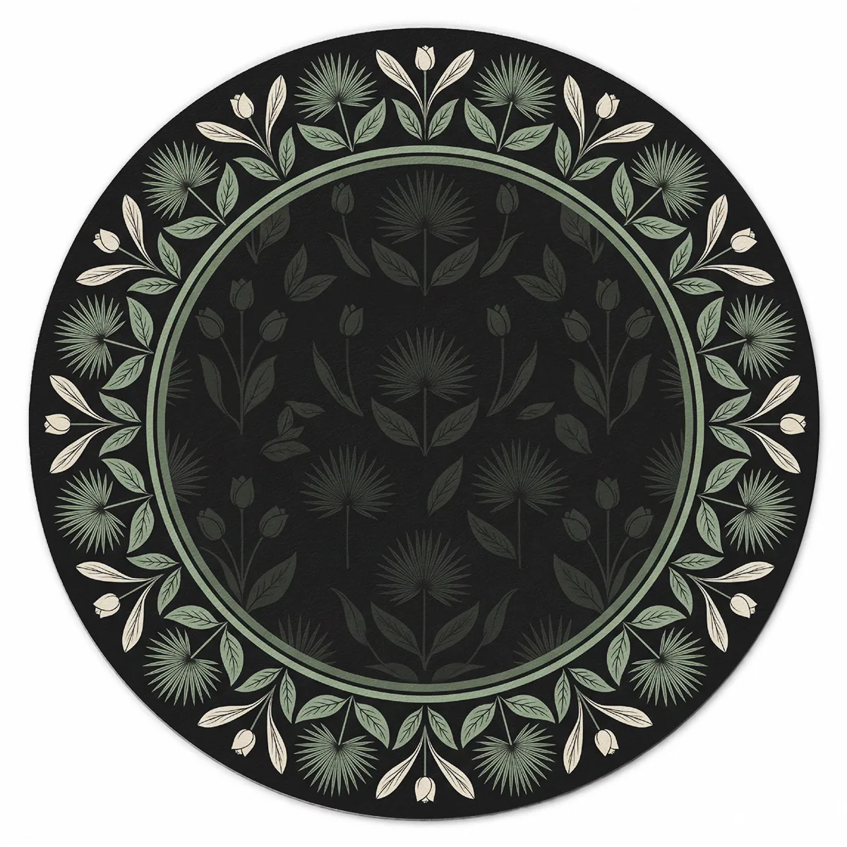 Midnight Garden Wreath